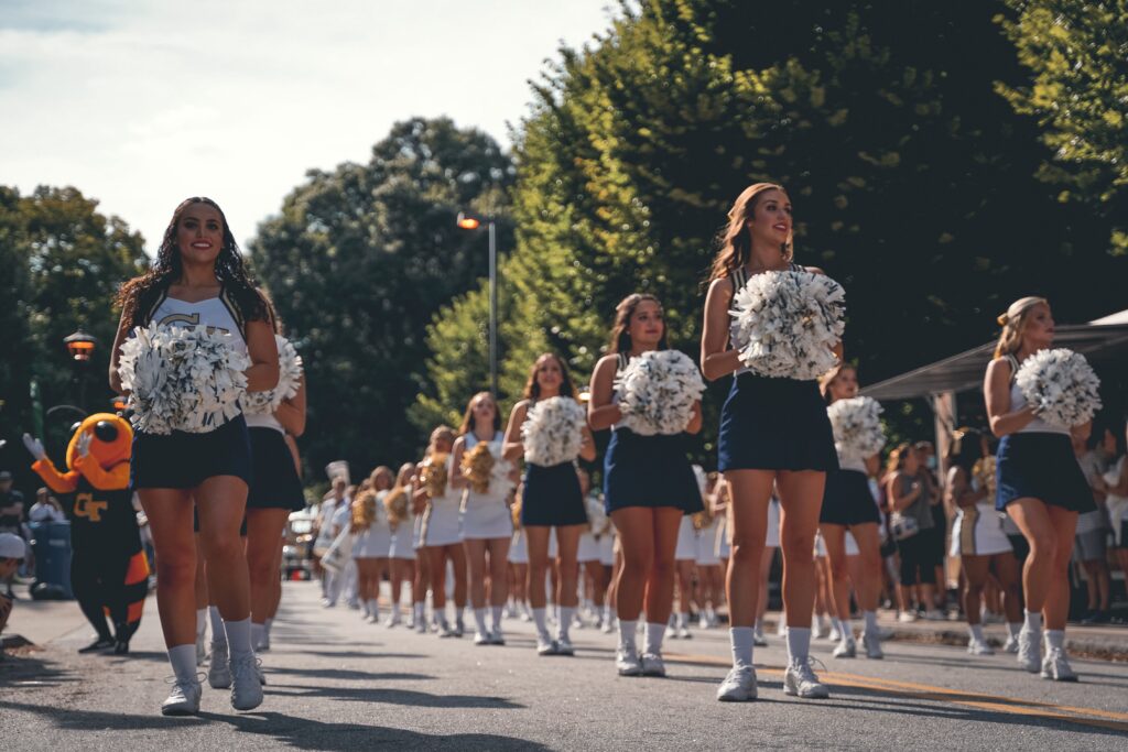 Members of the Spirit Squads 8